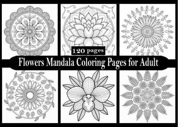Download Flowers Mandala Coloring Pages for Adult - Premium Resources