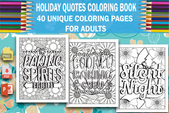 Download Holiday Quotes Coloring Book - Premium Resources