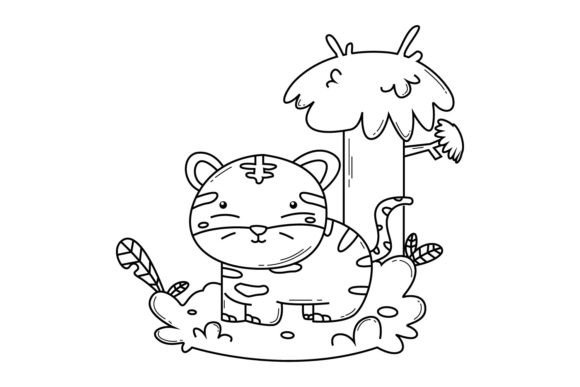 Download Jungle Animal Coloring Book Design Art - Jungle Collection