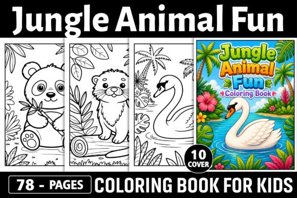 Download Jungle Animal Coloring Book for Kids - Jungle Collection