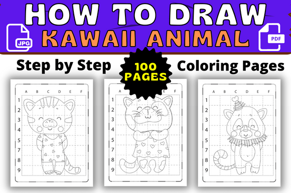 Download How to Draw Kawaii Animal Kdp Interior - Kawaii Collection