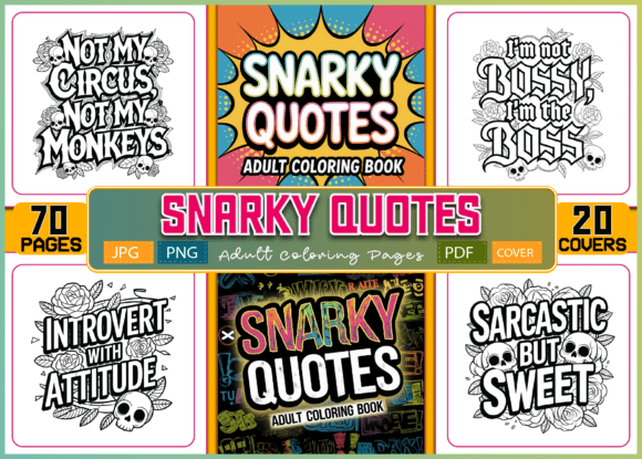Download ADULT- 70 Snarky Quotes Coloring Pages - Quotes coloring pages Collection