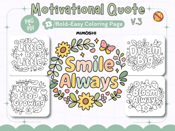 Download Motivational Quotes Coloring Pages V.3 - Quotes coloring pages Collection
