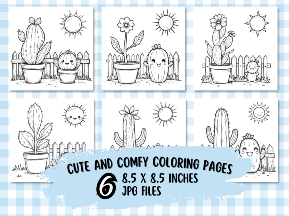 Download Cute Kawaii Plant Coloring Book - Kawaii Collection