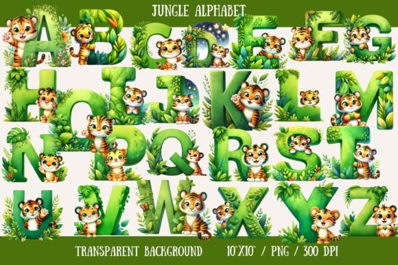 Download Jungle Alphabet - Jungle Collection