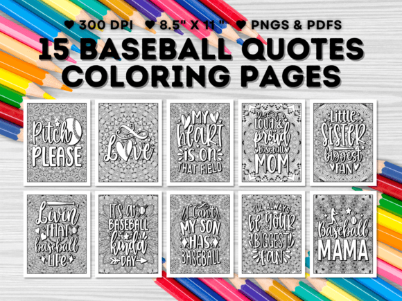 Download 15 Baseball Quotes Coloring Pages - Quotes coloring pages Collection